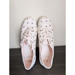 Keds x Kate Spade New York Pink Dancing Dot Champion Sneakers Size Womens 8.5
